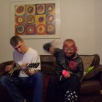 fierce + coppe' rockin' out in hammersmith